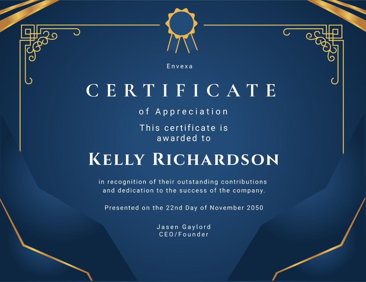 Free Certificate Templates Editable And Printable