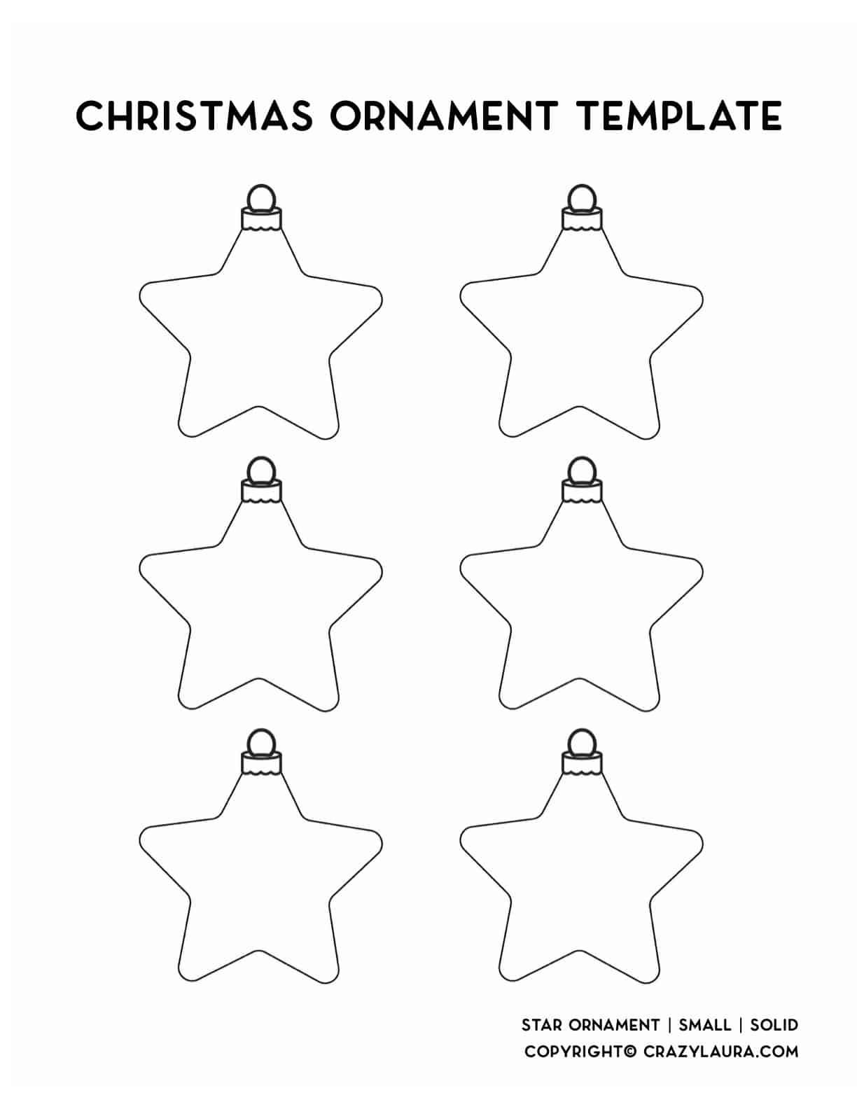 Free Ornament Template Printable Free Ornament Template Printable