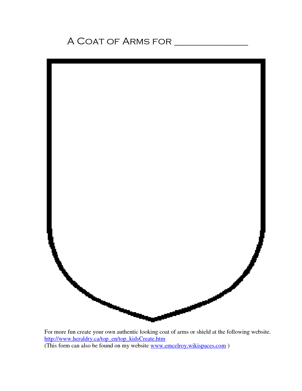 Free Coat Of Arms Template Png Download Free Coat Of Arms 