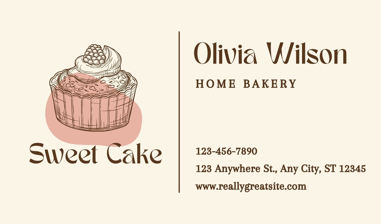 Free Custom Printable Bakery Business Cards Canva