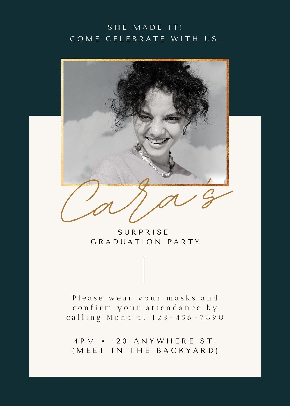 Free Custom Printable Graduation Announcement Templates Canva Free Custom Printable Graduation Announcement Templates Canva