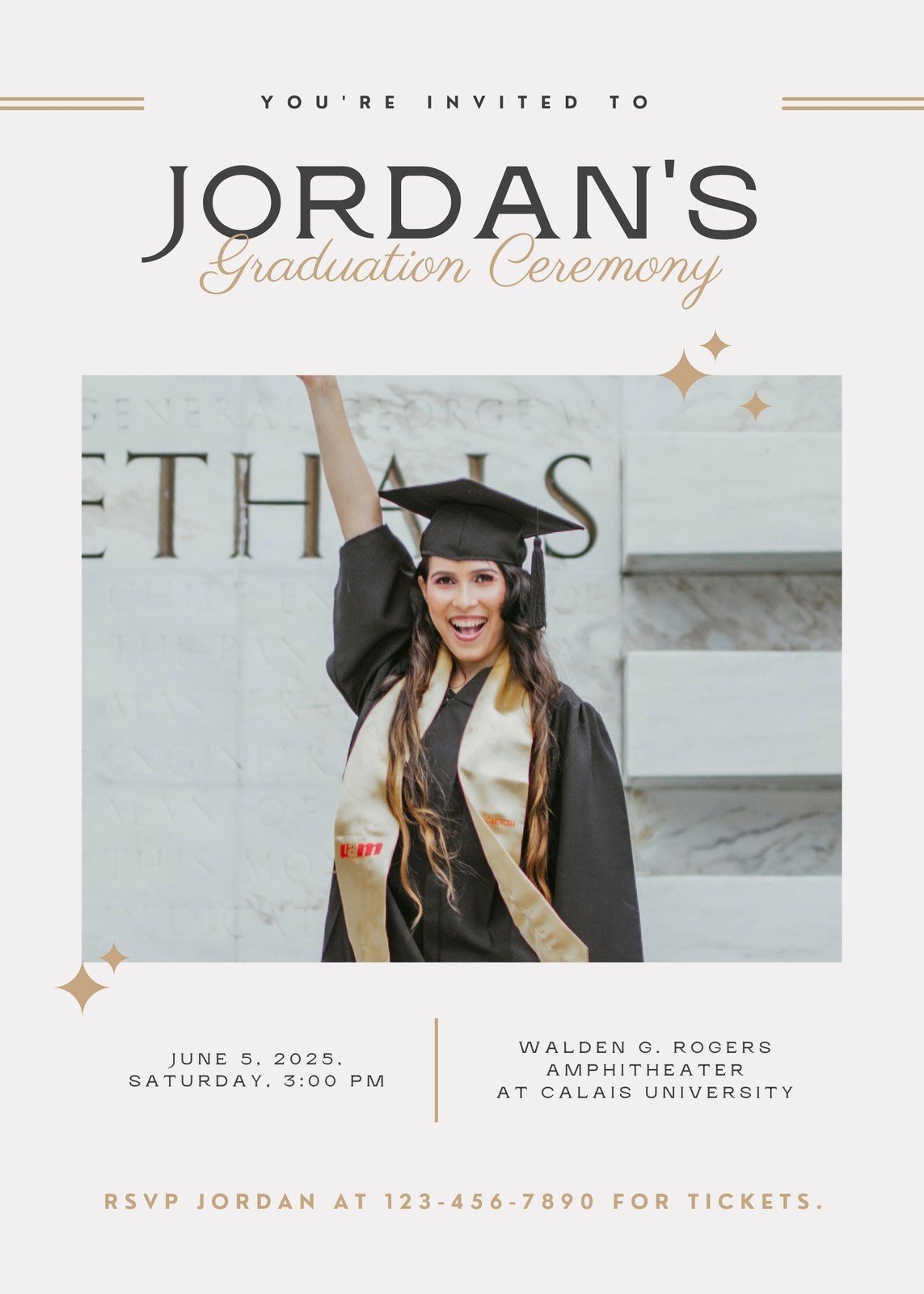 Free Custom Printable Graduation Announcement Templates Canva