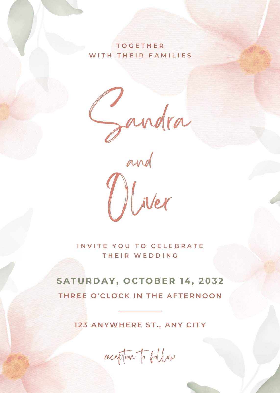 Free Custom Printable Invitation Postcard Templates Canva