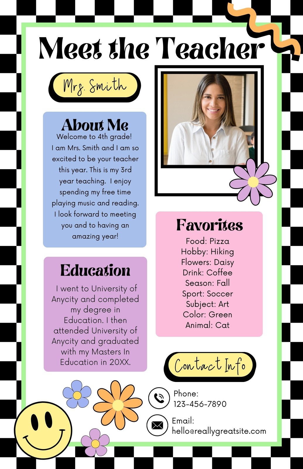 Free Custom Printable Meet The Student teacher Templates Canva