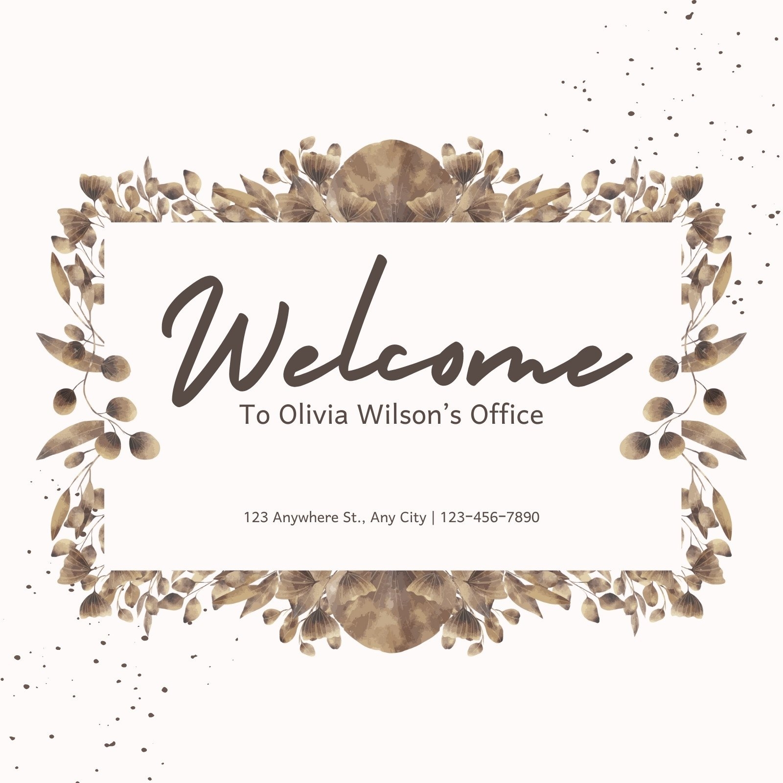 Free Custom Printable Welcome Yard Sign Templates Canva Worksheets Library