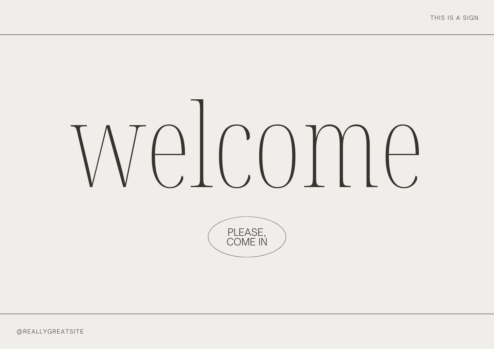 Free Custom Printable Welcome Yard Sign Templates Canva