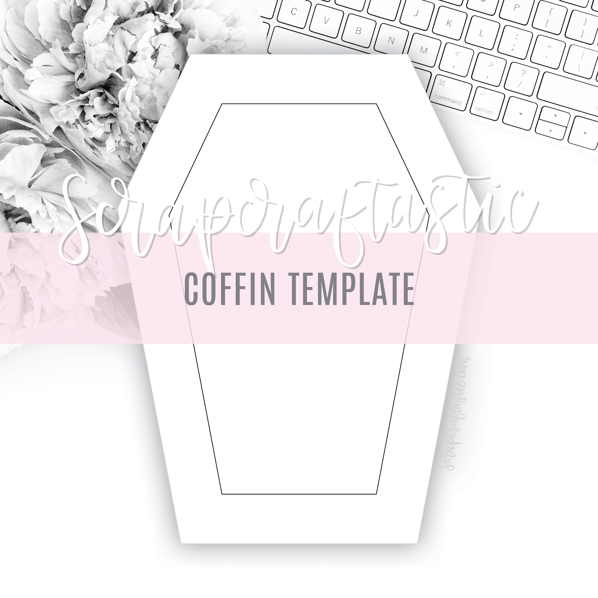 FREE DIY Coffin Shape Template