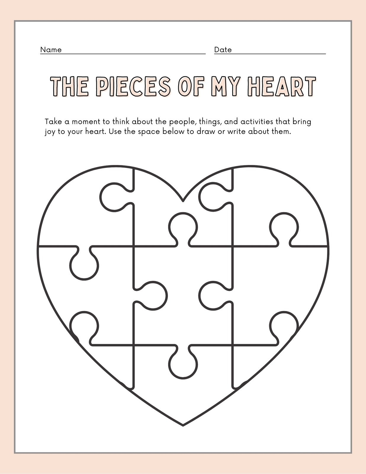 Free Editable Puzzle Templates Canva