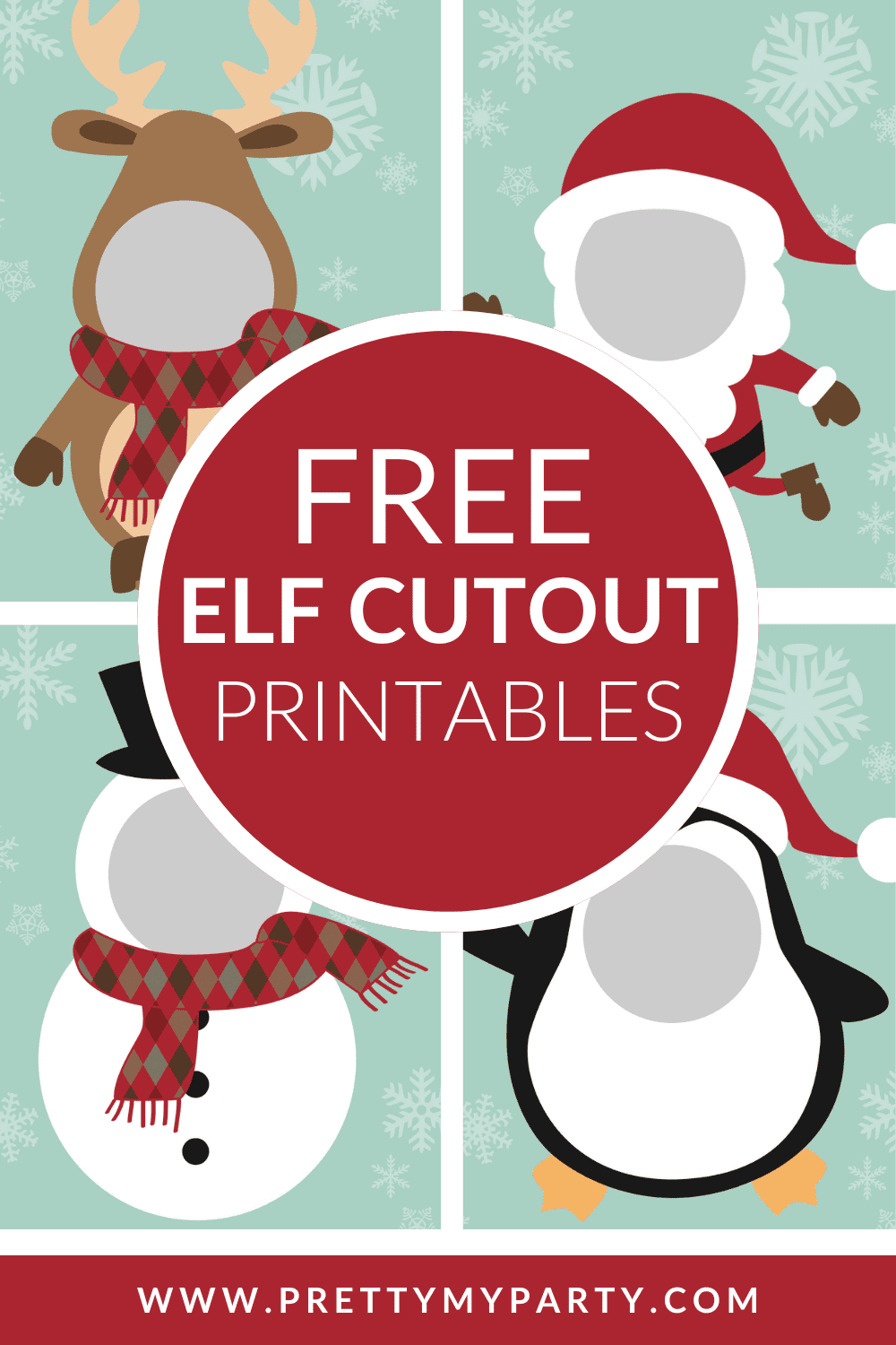 Free Elf On The Shelf Cutout Printables Pretty My Party Free Elf On The Shelf Cutout Printables Pretty My Party