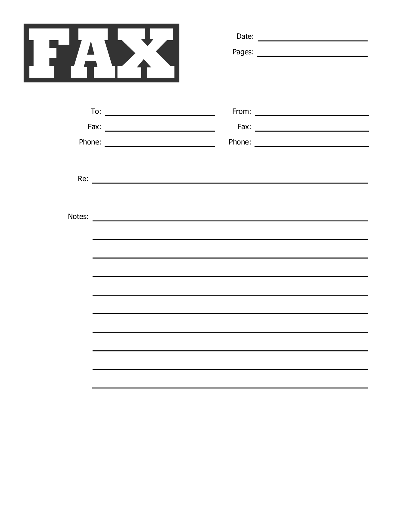 Free Fax Cover Sheets FaxBurner