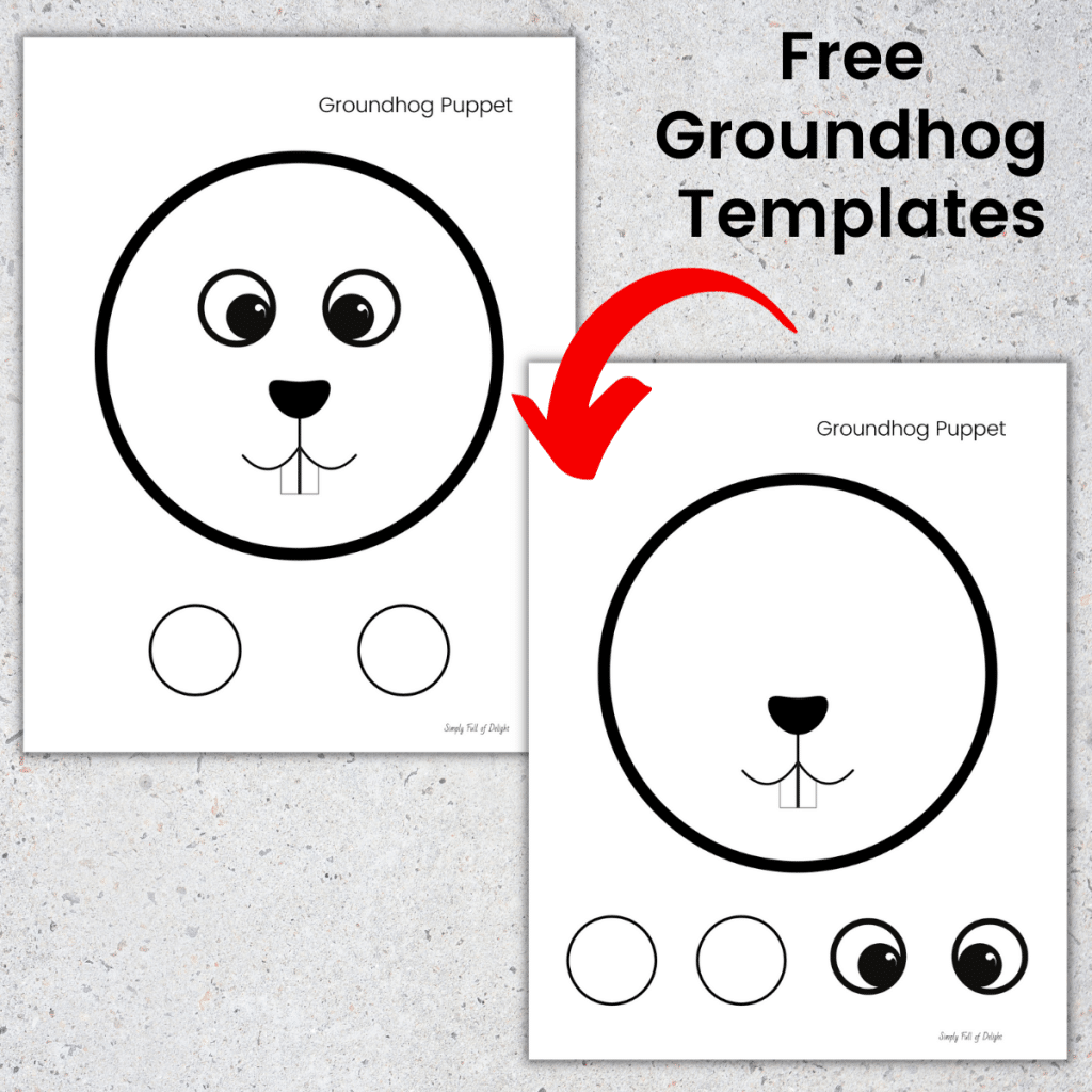 Free Groundhog Paper Bag Puppet Printable For Kids Simply Full Free Groundhog Paper Bag Puppet Printable For Kids Simply Full