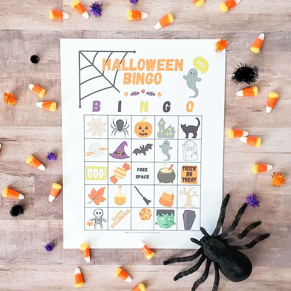 FREE Halloween BINGO Printable Cards Sunshine And Munchkins