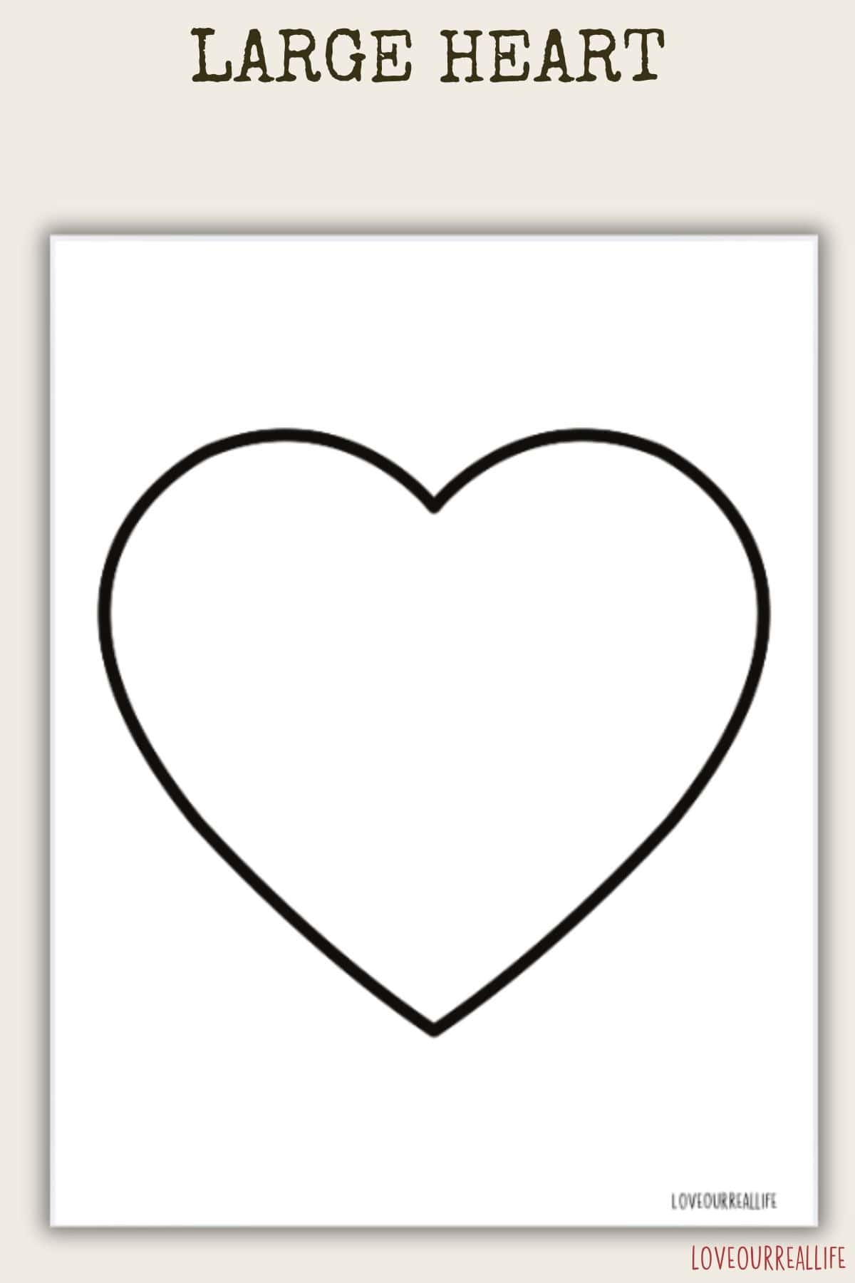 Free Heart Printable Templates For Coloring And Stencils Love 