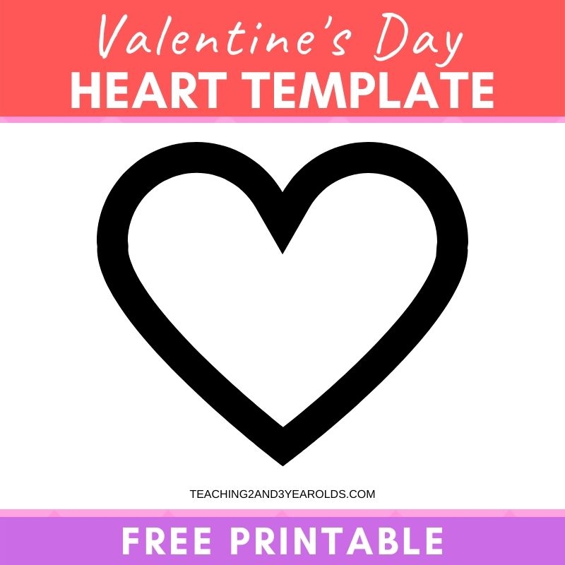 Free Printable Heart Template