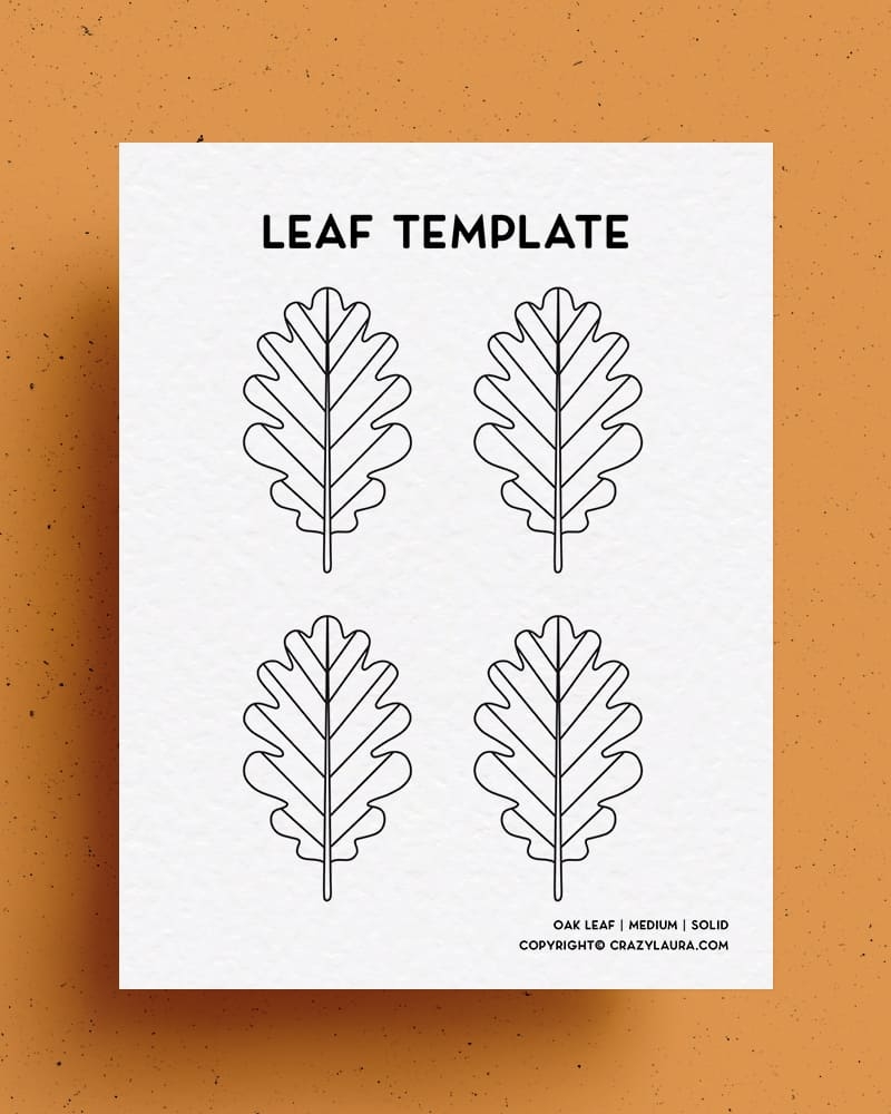 Free Leaf Template U0026 Printable Stencils For