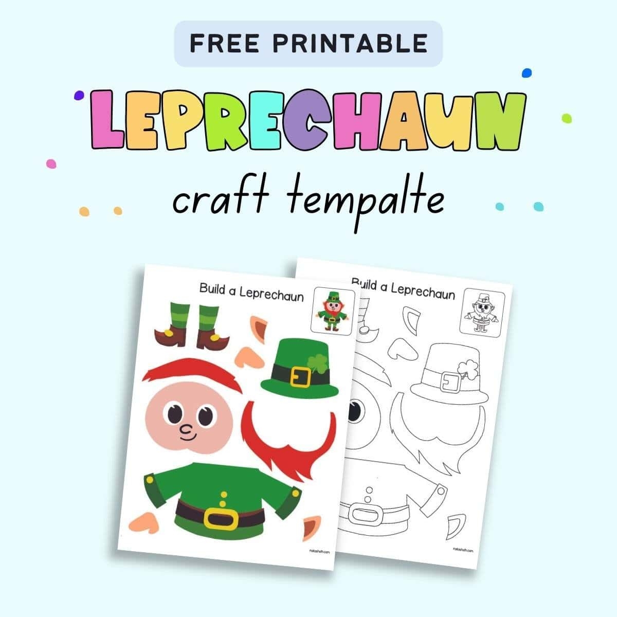 Free Printable Leprechaun Template