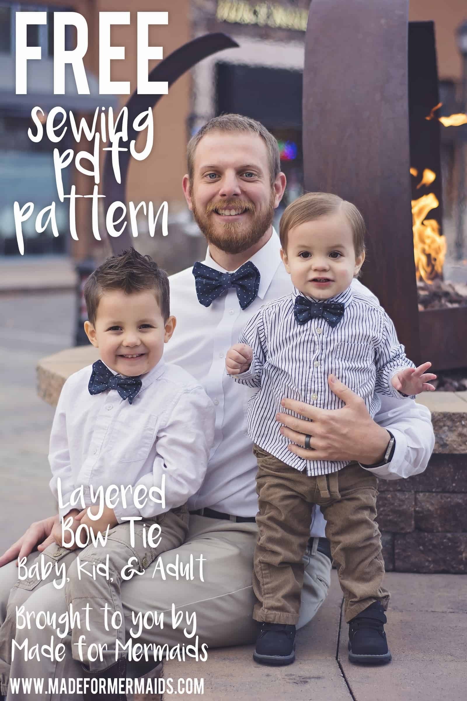 Free Paper Bow Tie Template Printable