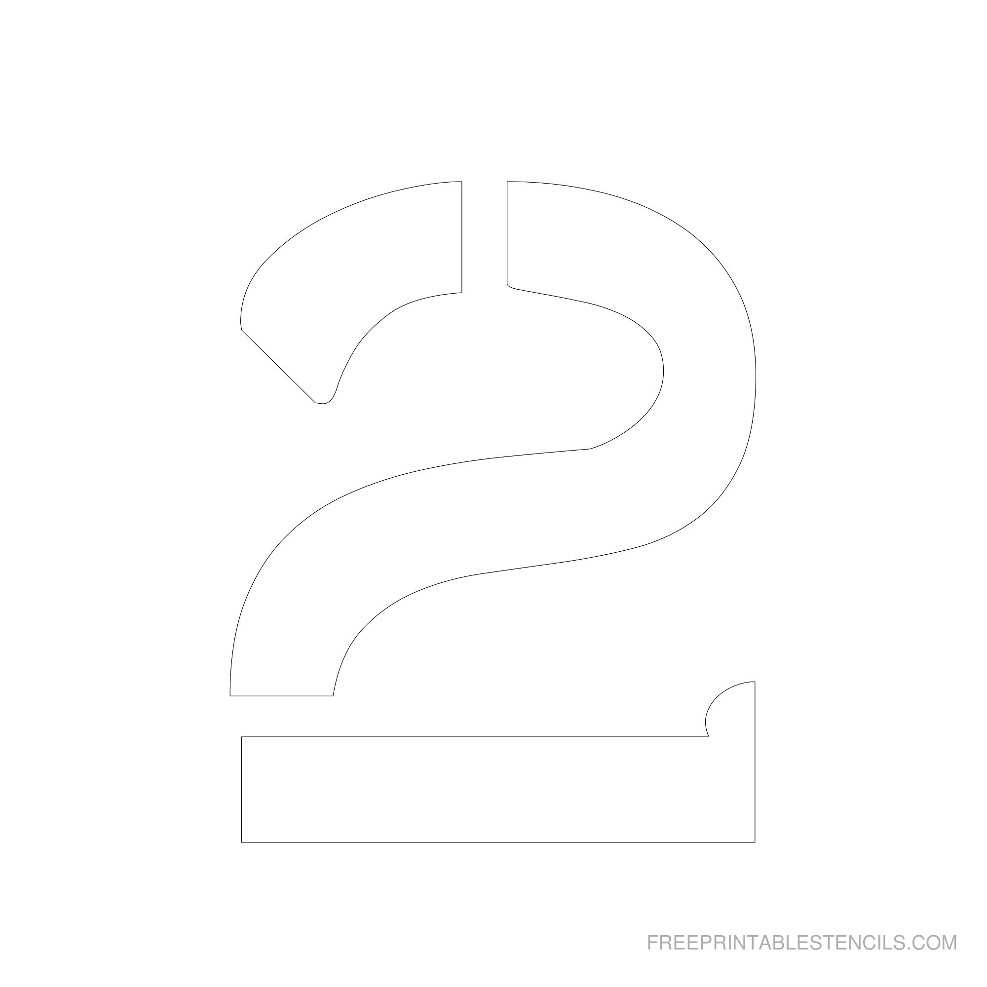 Free Printable 6 Inch Number Stencils 1 10 Worksheets Library