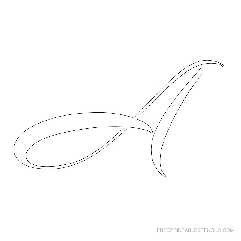 Free Printable Airbrush Letter Stencils Free Printable Airbrush Letter Stencils