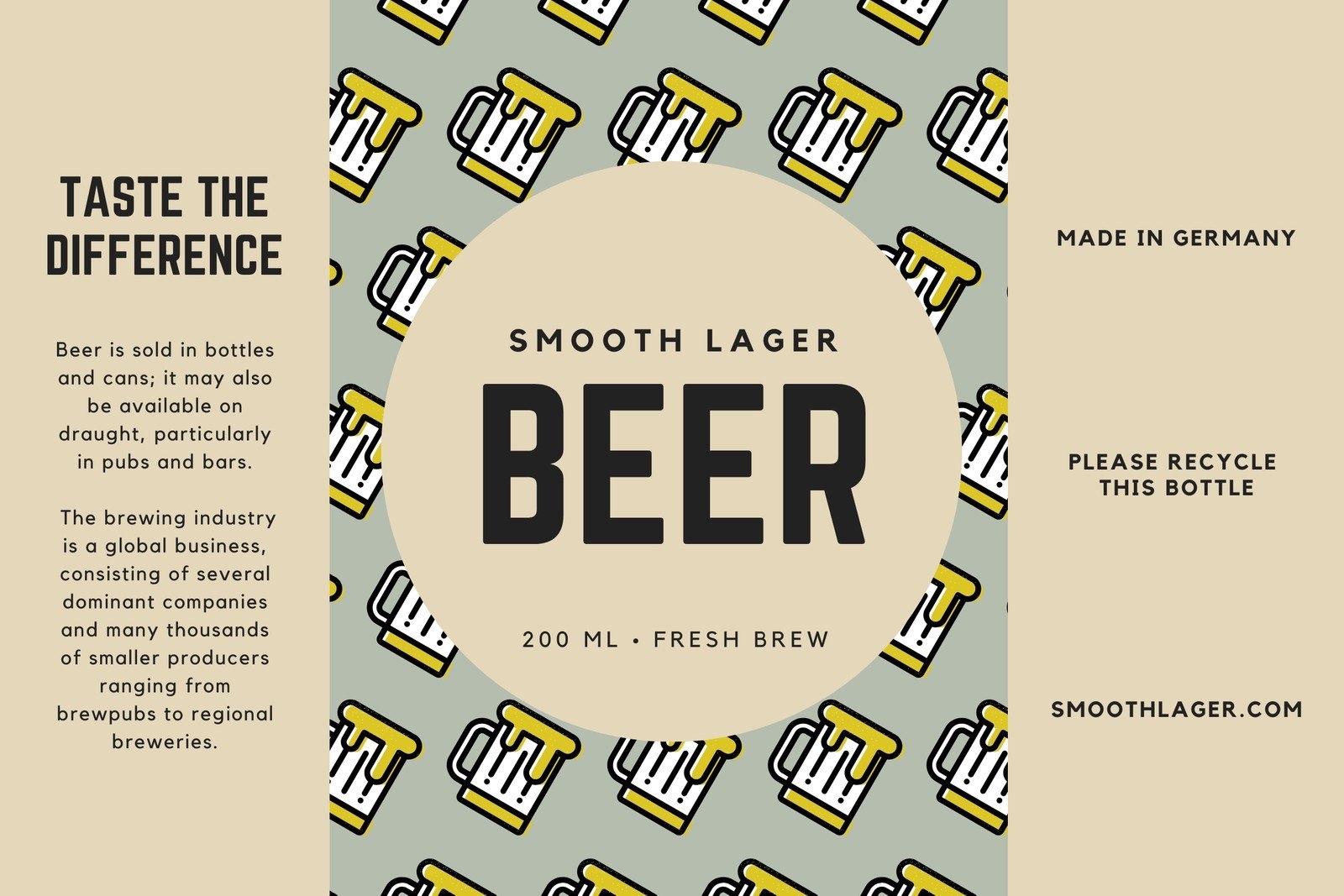 Free Printable Beer Label Templates Free Printable Beer Label Templates