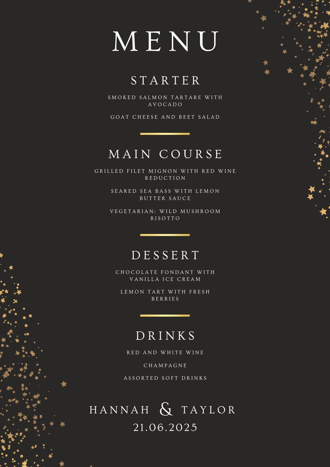Free Printable And Customizable Dinner Party Menu Templates Canva Free Printable And Customizable Dinner Party Menu Templates Canva
