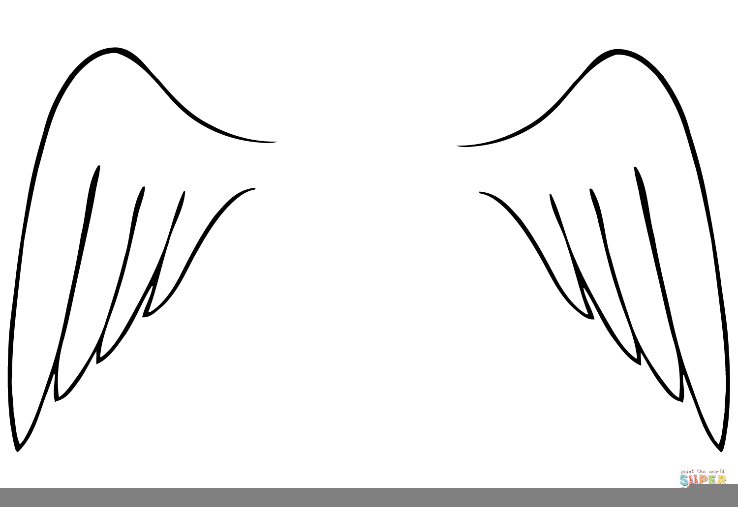 Free Printable Angel Wings Template