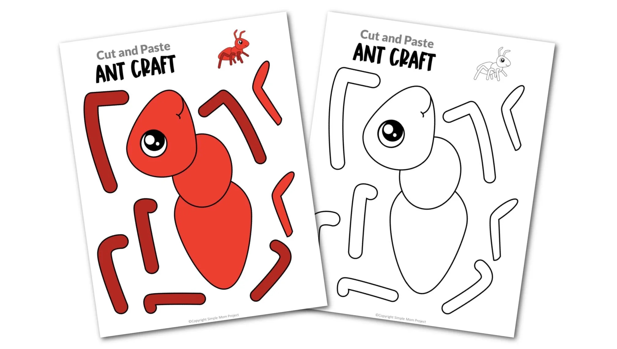 Free Printable Ant Craft Template Simple Mom Project