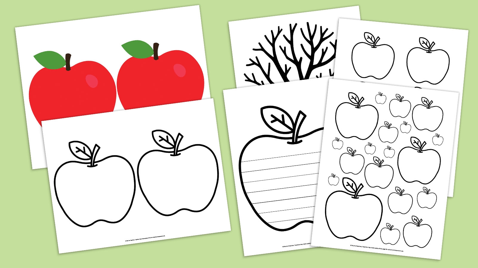 Free Printable Red Apple Template Free Printable Red Apple Template