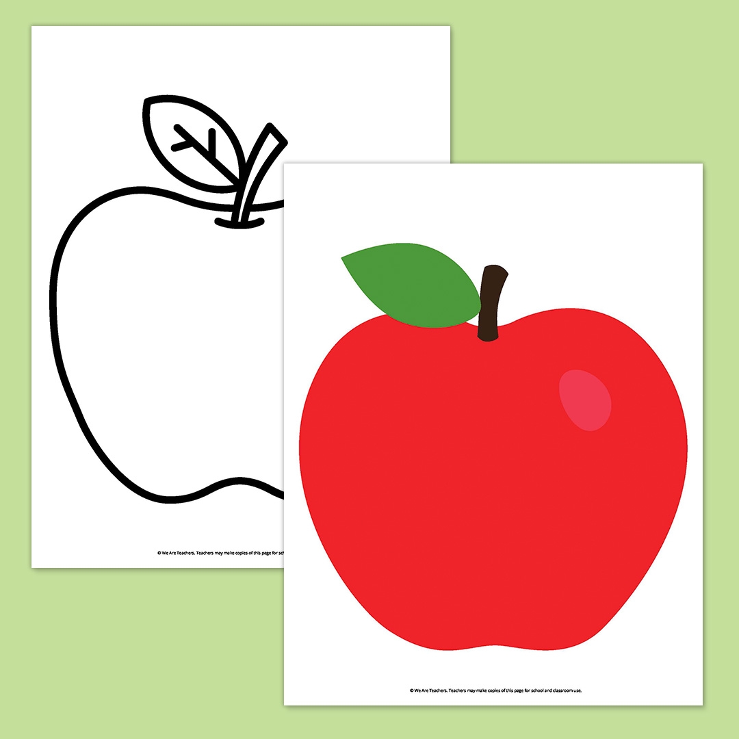 Apple Template Printable Free Apple Template Printable Free