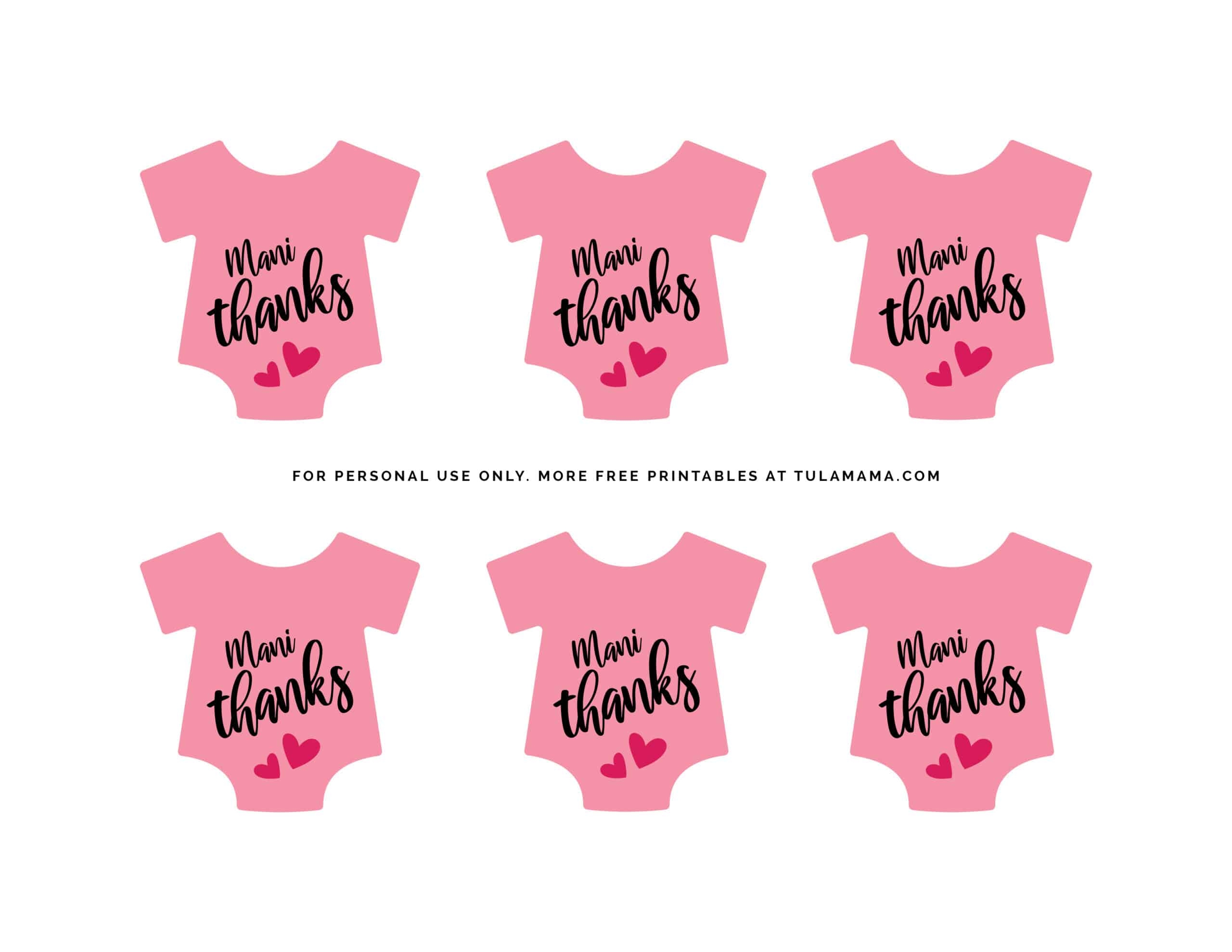 Free Printable Baby Onesie Template For Baby Shower Decorations Tulamama