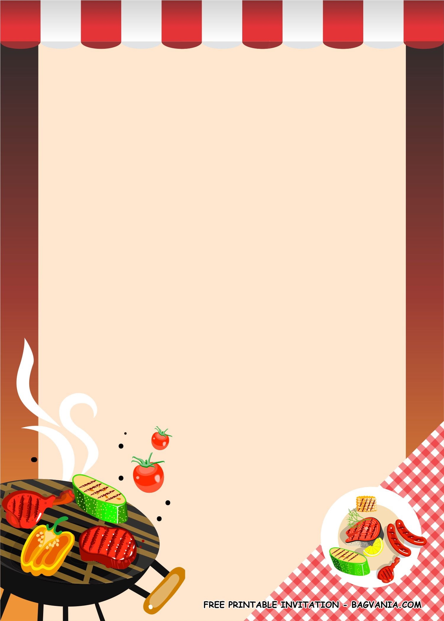 Free Bbq Invitation Templates Printable