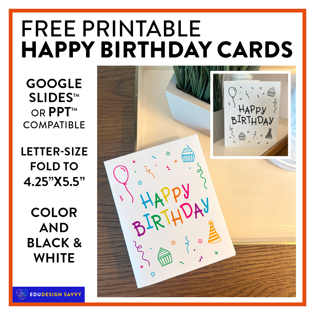 Printable Card Template Free