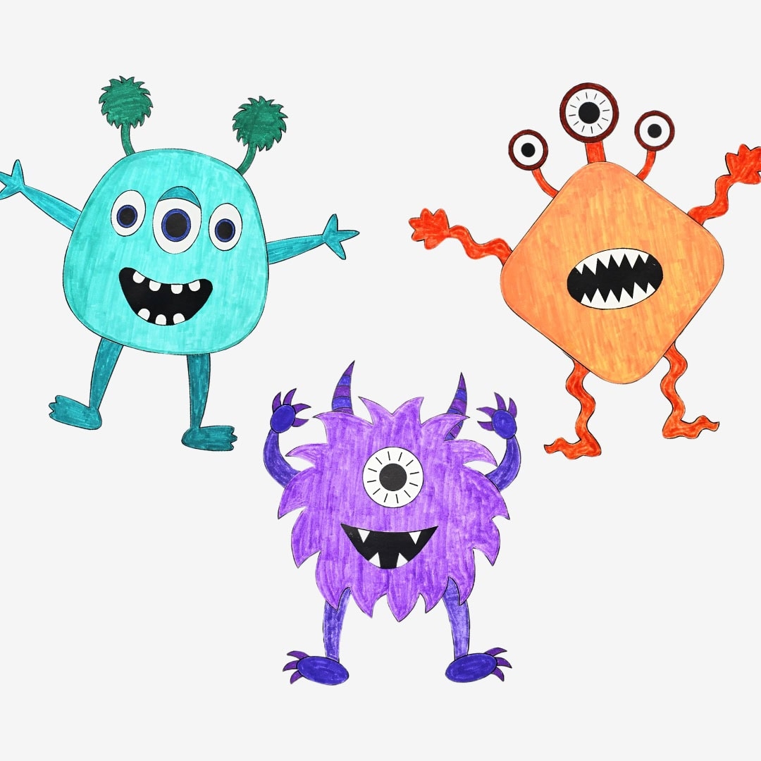 Free Printable Build A Monster Craft Free Printable Build A Monster Craft