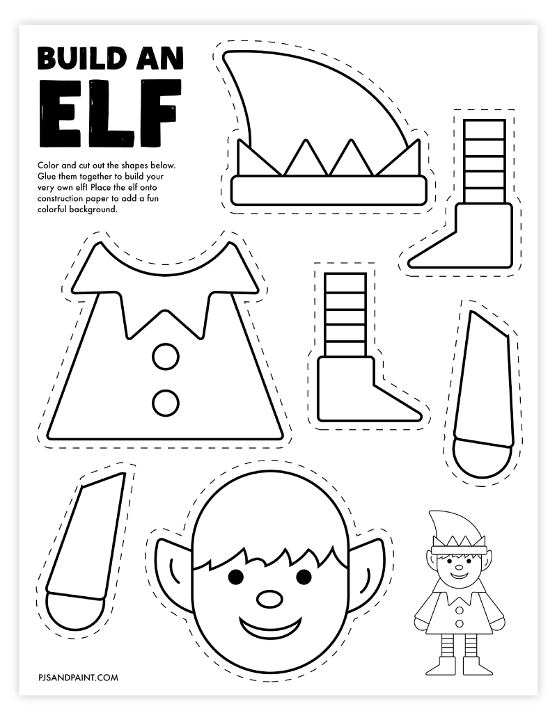 Elf Yourself Free Printable Template