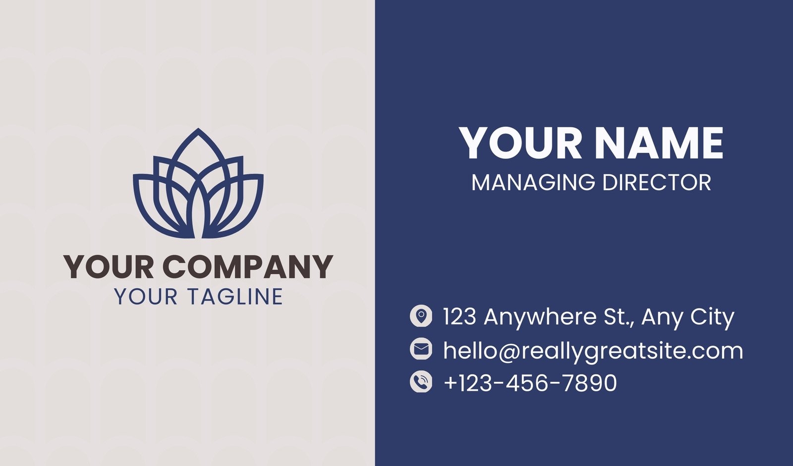 Free Printable Business Card Template