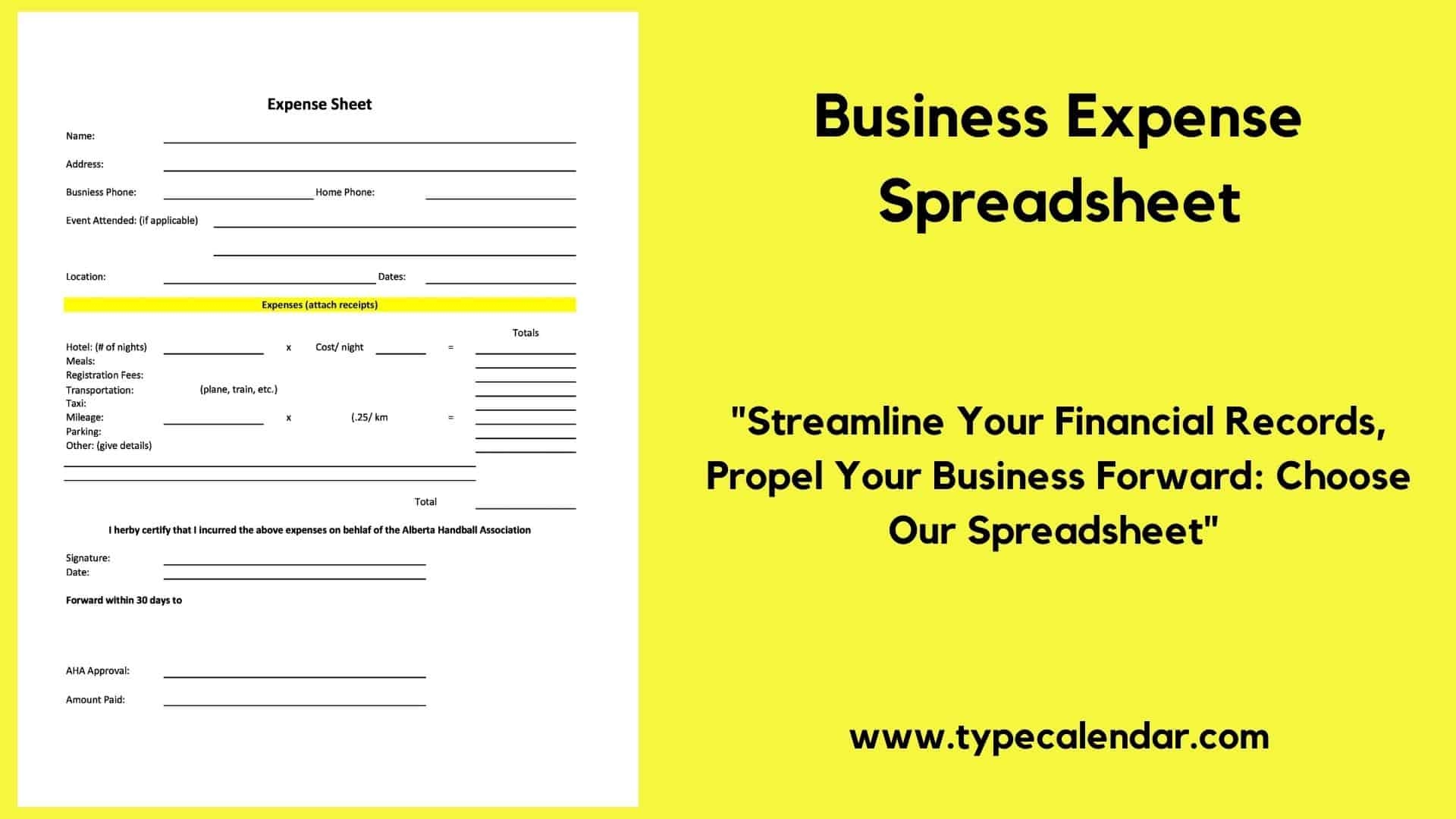 Free Printable Spreadsheet Templates