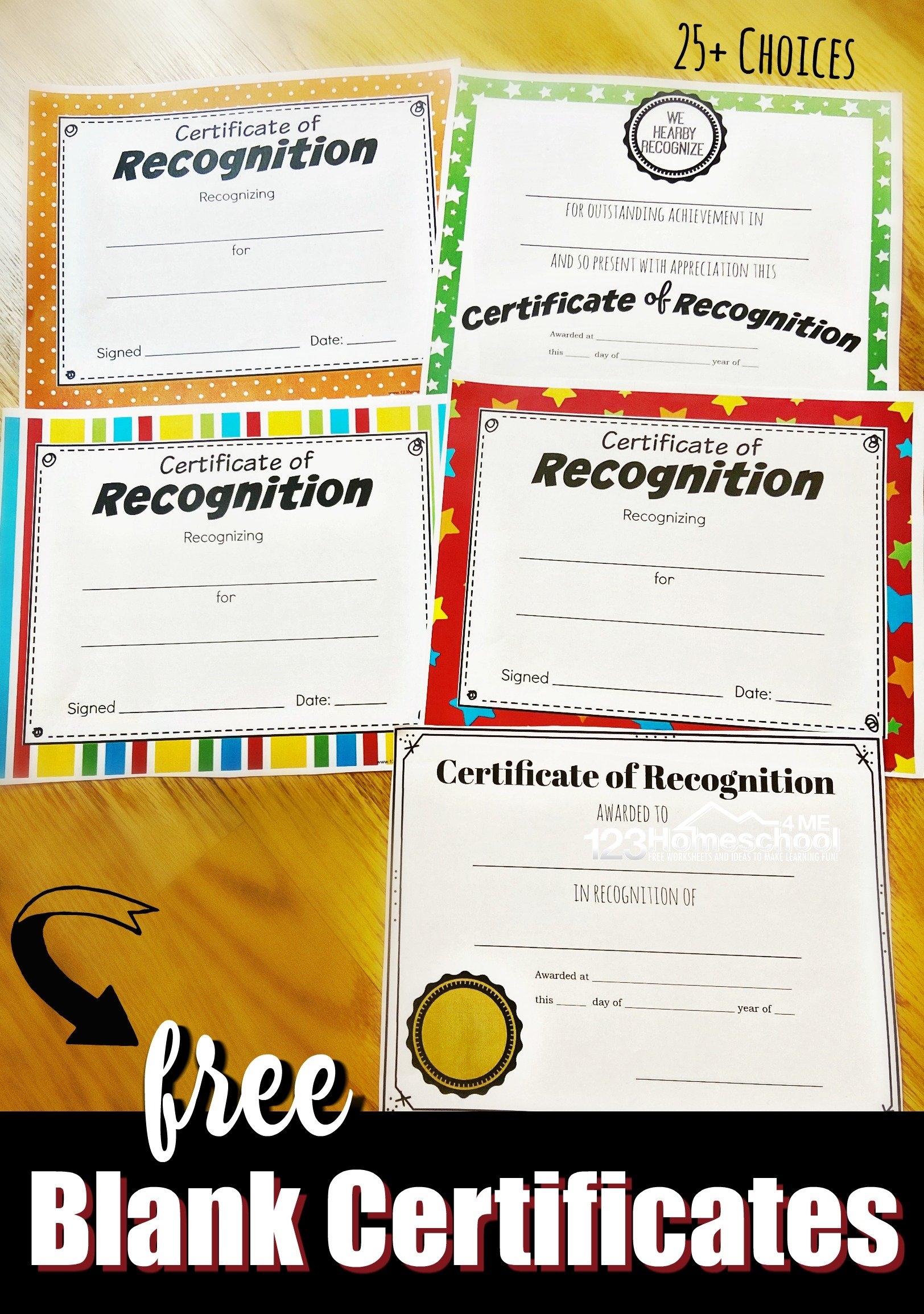 Certificate Template Free Printable Award
