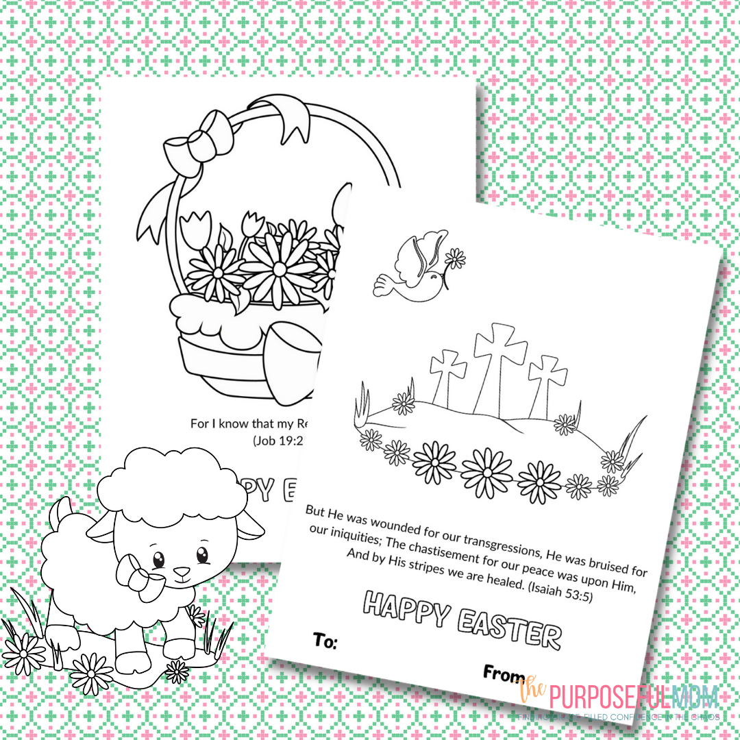 Free Printable Christian Easter Cards To Color 2025 The