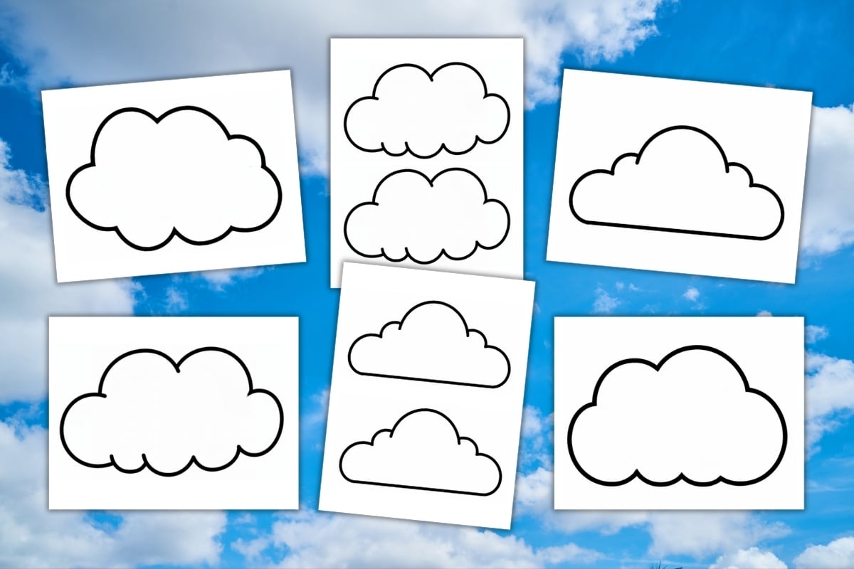 Free Printable Cloud Template For Crafts
