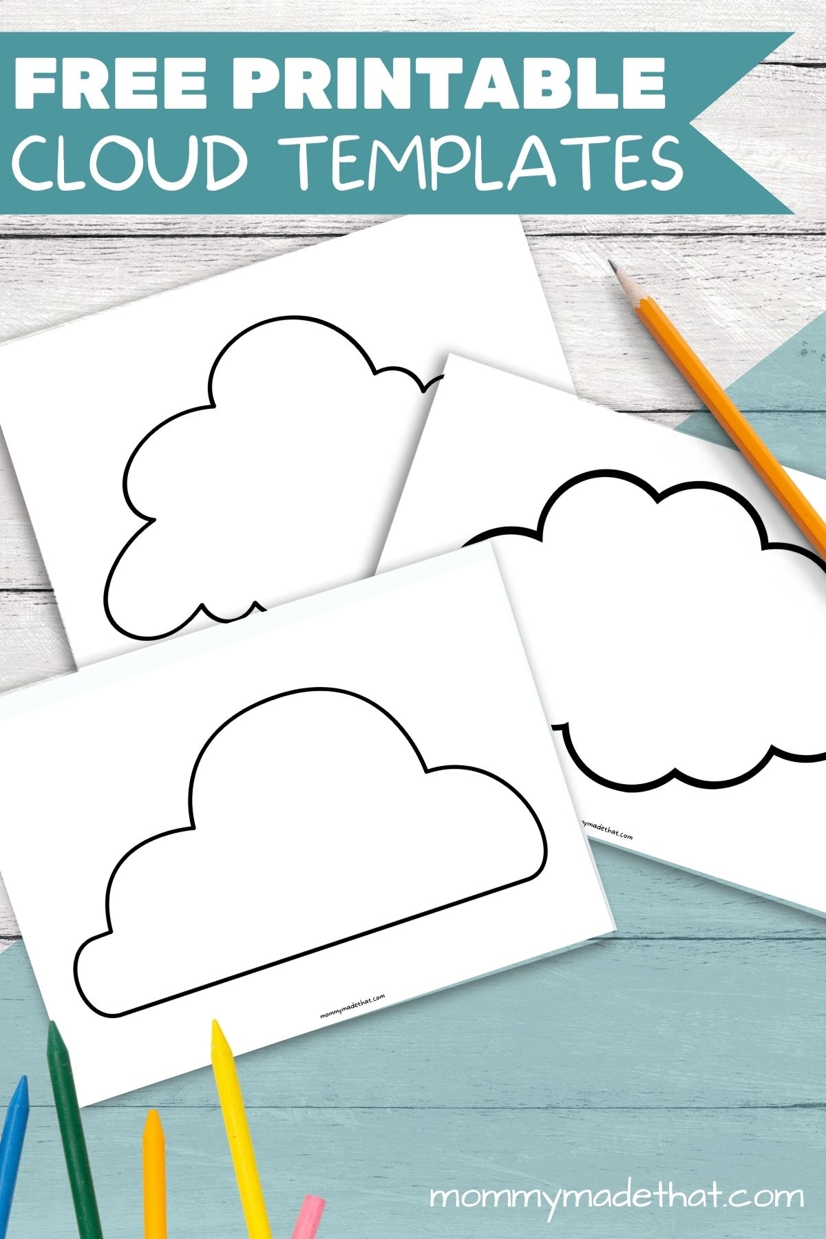 Free Cloud Template Printable
