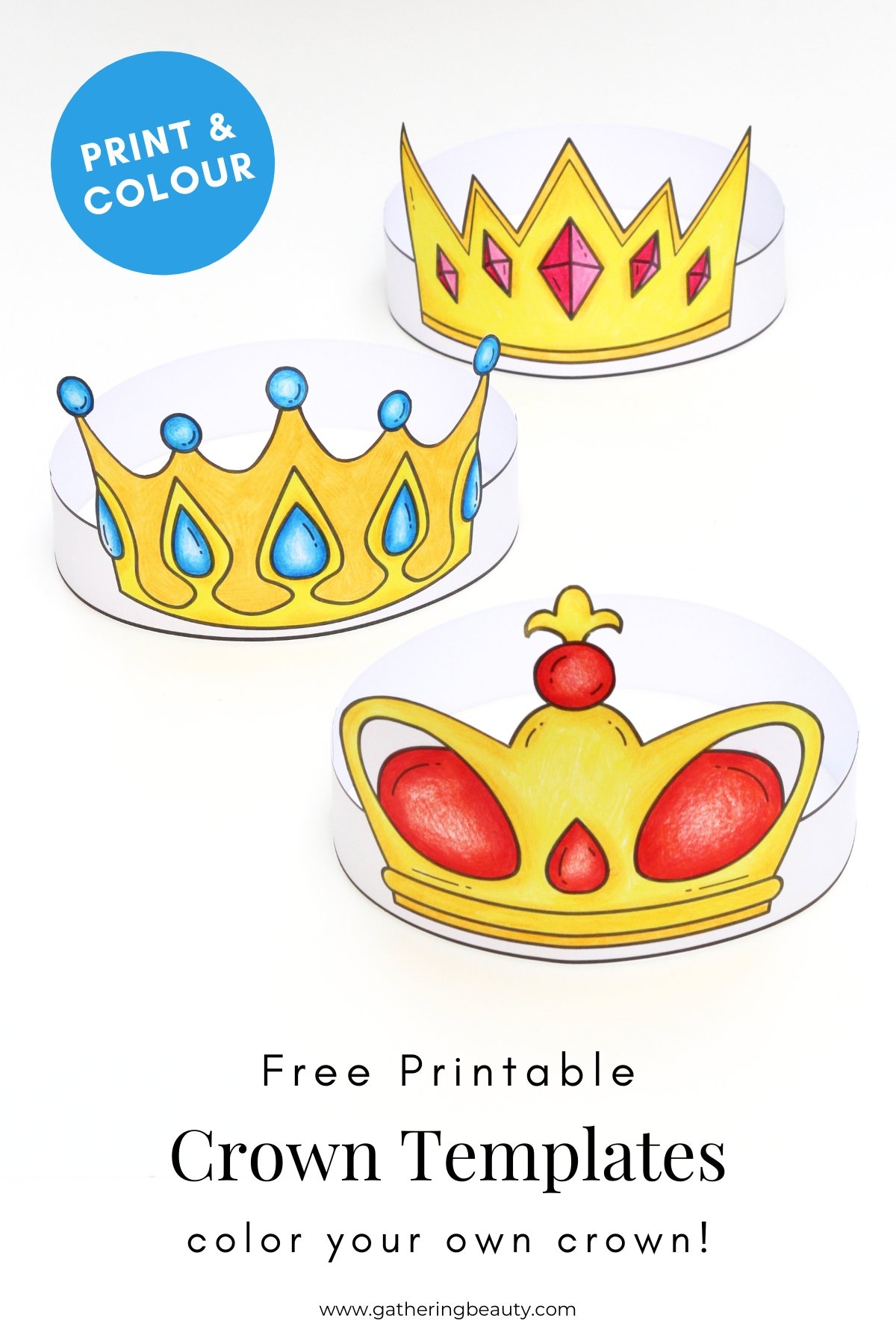 Free Printable Crown Templates Gathering Beauty Free Printable Crown Templates Gathering Beauty