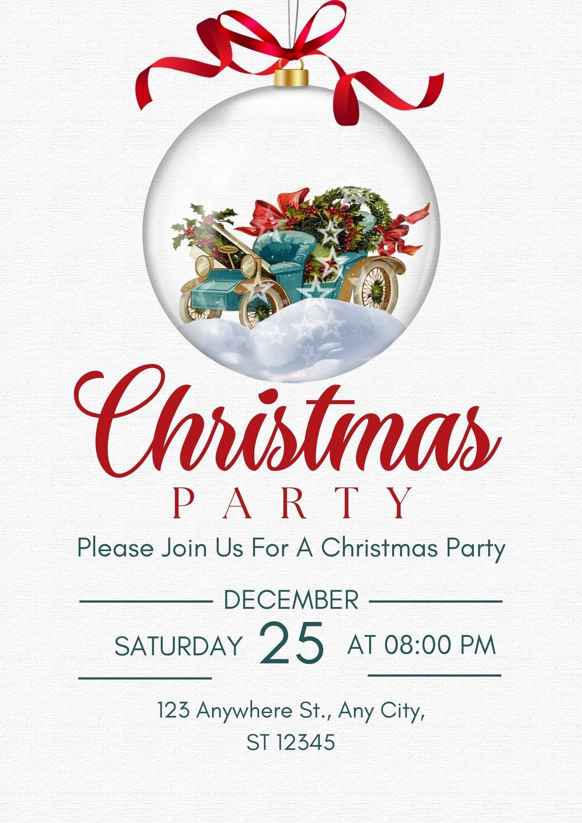 Free Printable Customizable Christmas Flyer Templates Canva