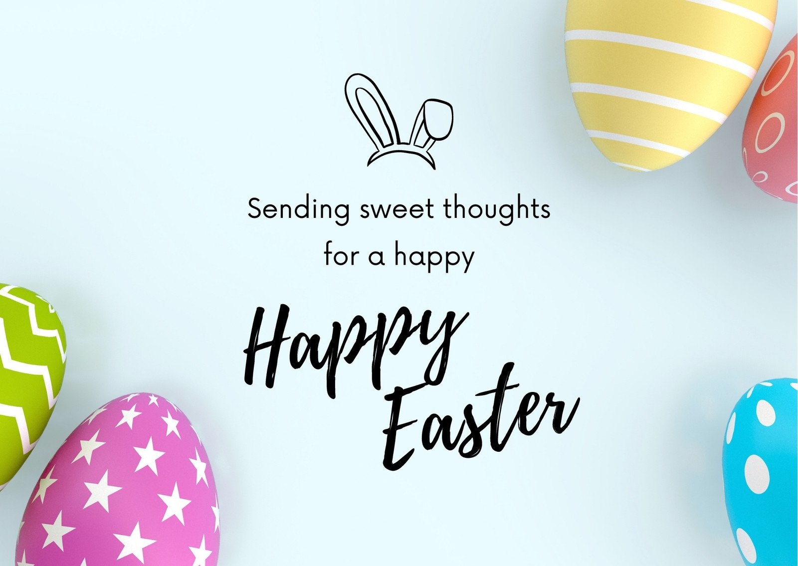 Free Printable Customizable Easter Card Templates Canva Free Printable Customizable Easter Card Templates Canva
