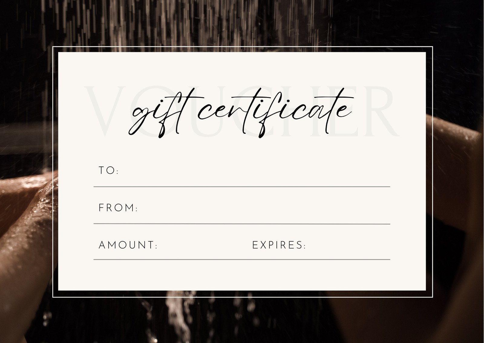 Free Printable Customizable Spa Gift Certificate Templates Canva Free Printable Customizable Spa Gift Certificate Templates Canva