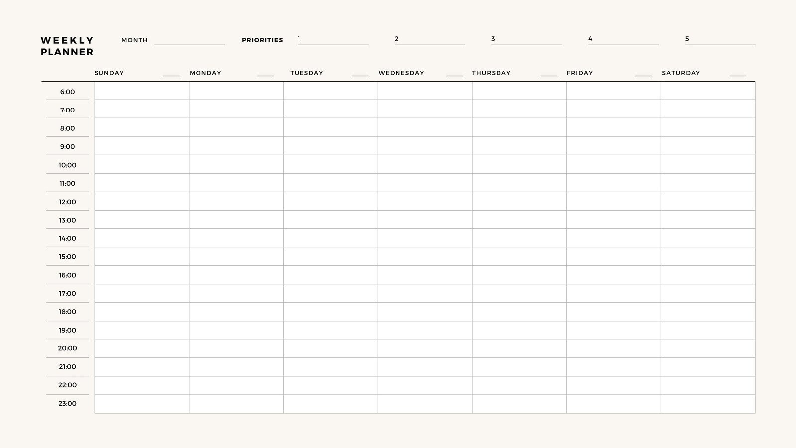 Free Printable Customizable Weekly Calendar Templates Canva Worksheets Library