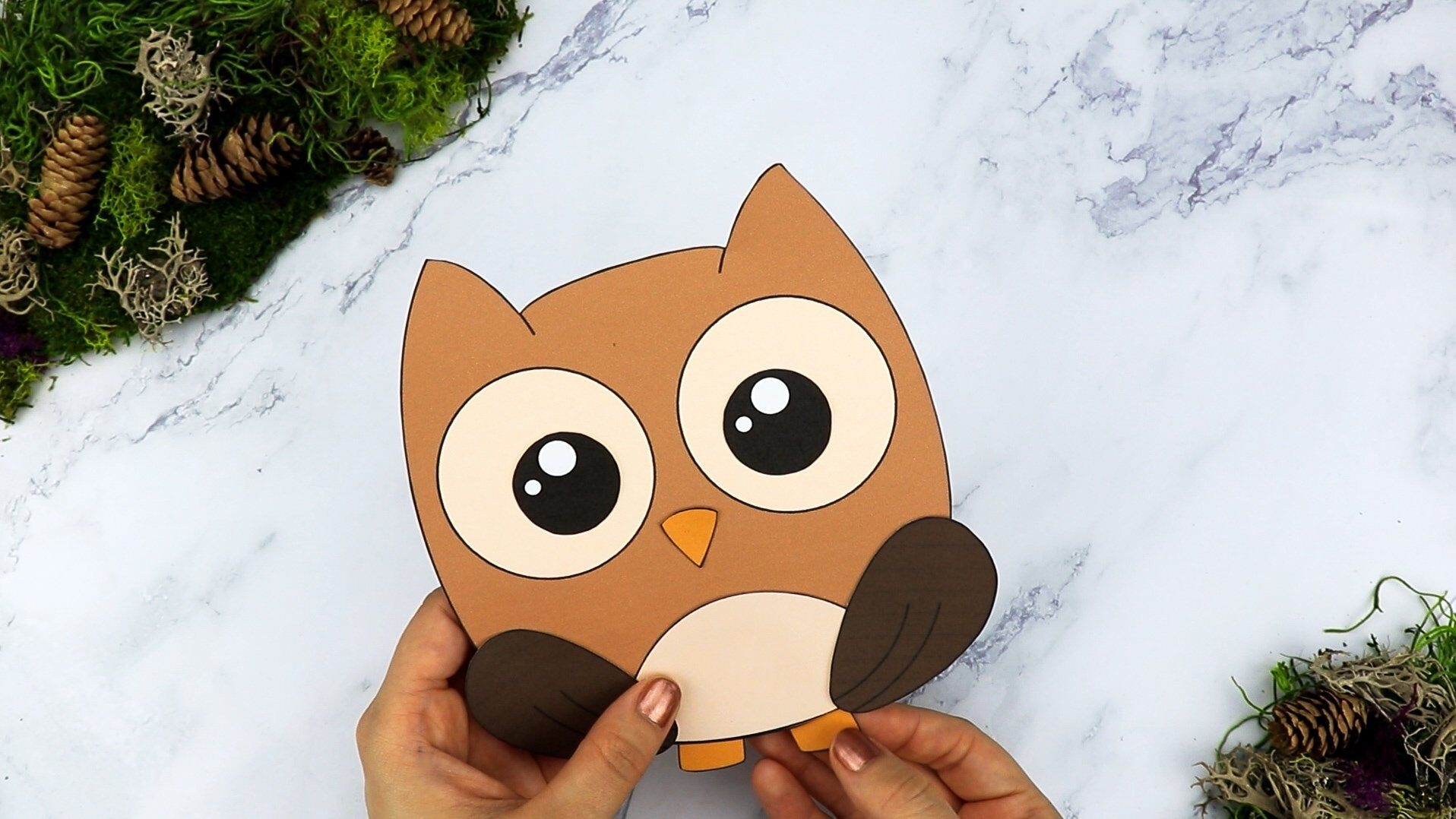 Cut Out Free Printable Owl Template