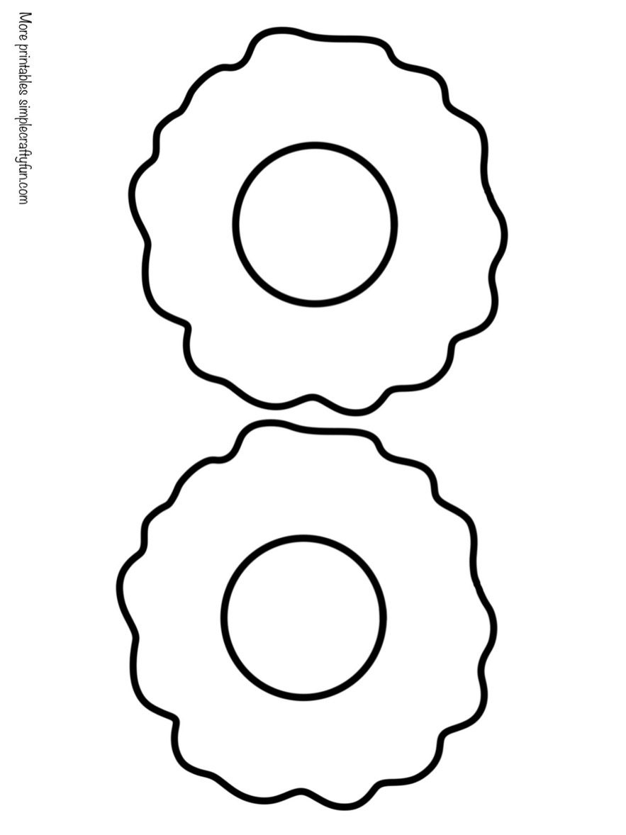 Donut Template Printable Free