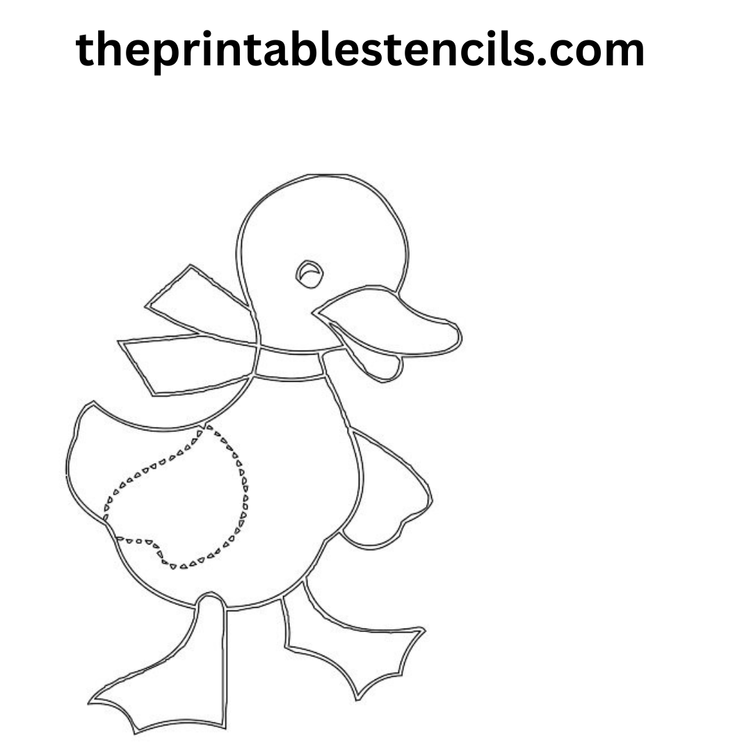 Free Printable Duck Stencils