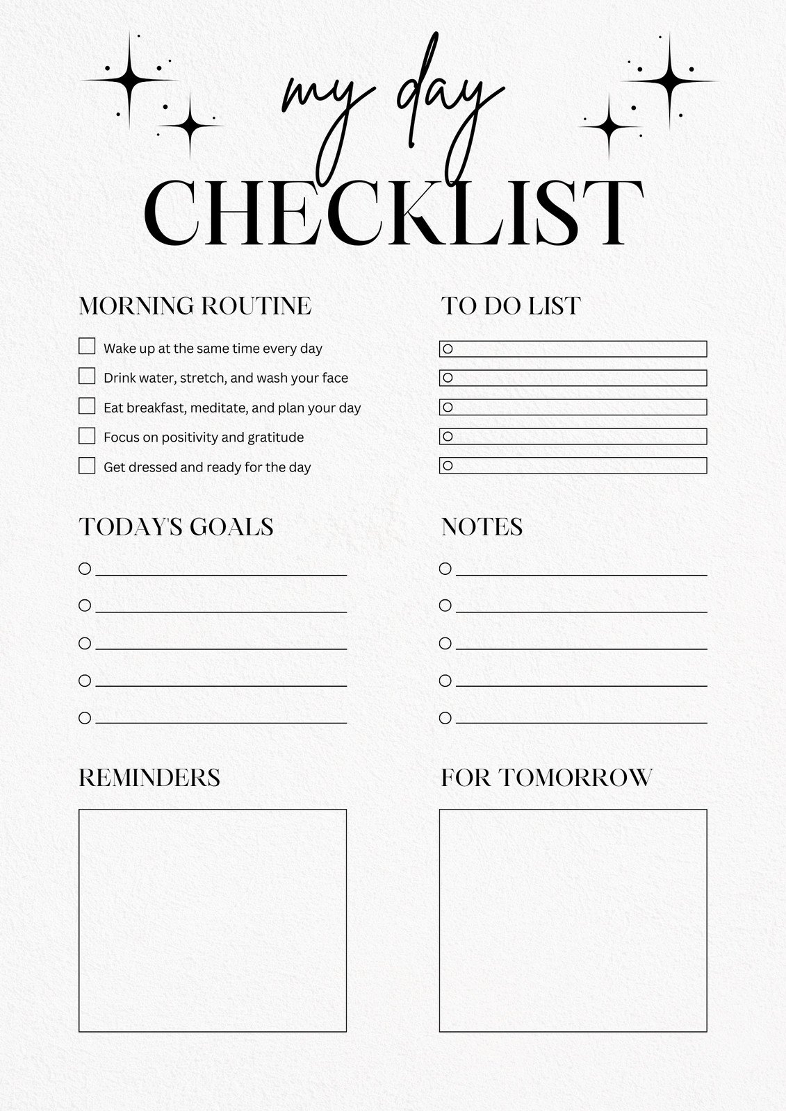 Free Printable Editable Daily Checklist Templates Canva Free Printable Editable Daily Checklist Templates Canva