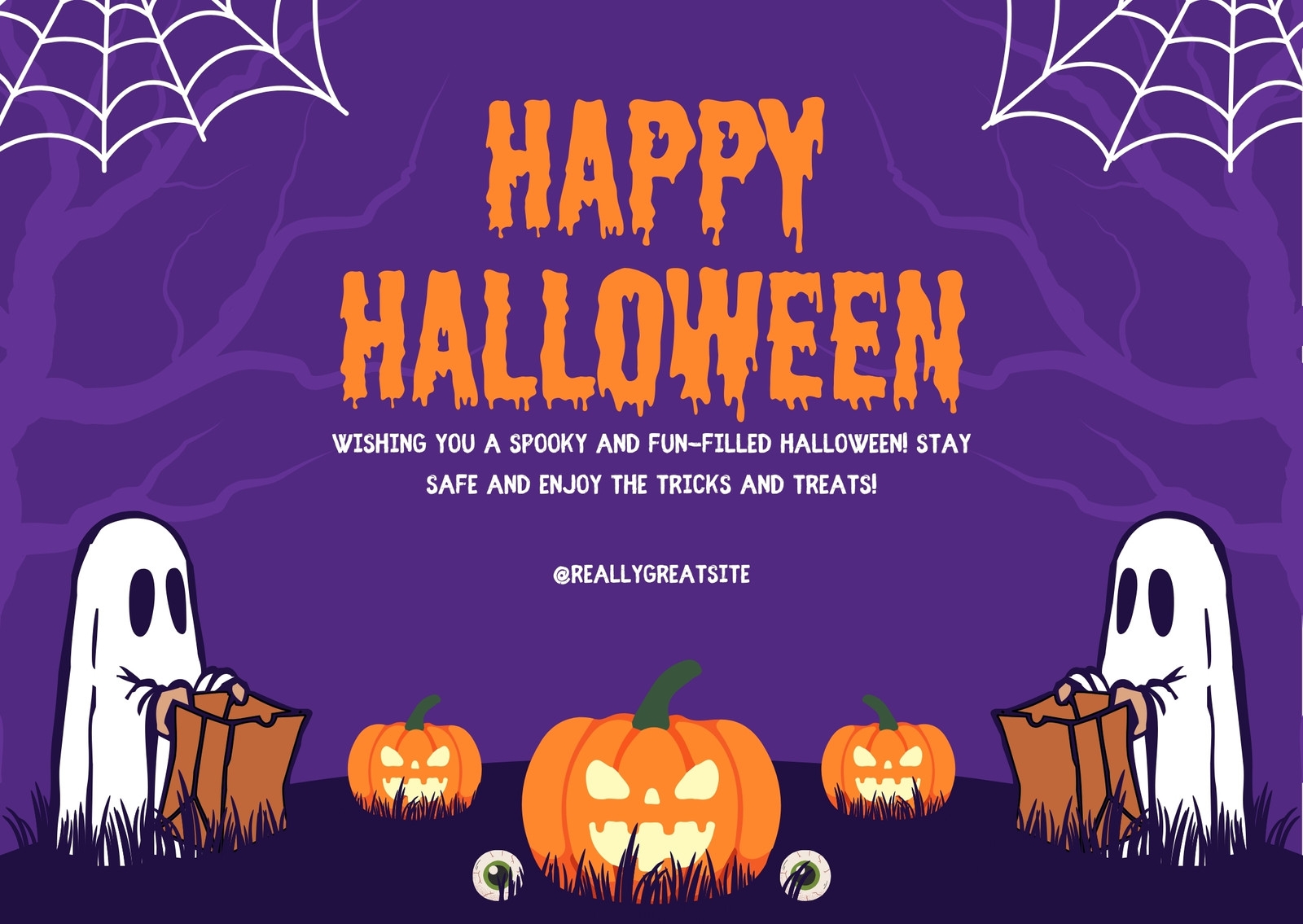 Template Free Printable Halloween Cards